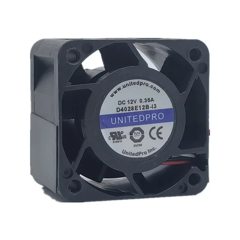 

+New for D4028E12B 12V 0.35A 4028 4cm large air volume inverter chassis cooling fan