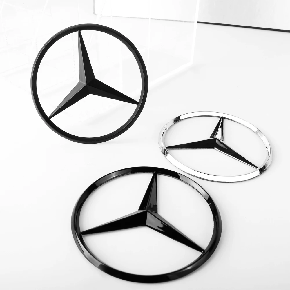 ABS Car Original Tail Rear Trunk Star Badges Stickers for Mercedes Benz GLS SLK Class W218 2012-2018 GLA Class H247 2021-2023