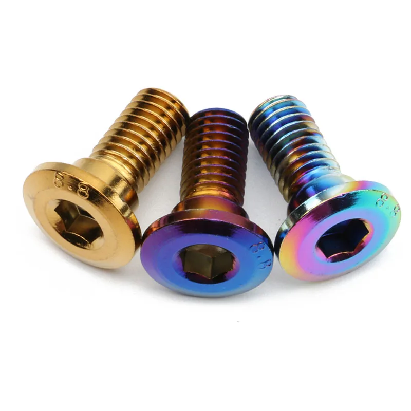 Tornillo de disco de freno Universal para motocicleta, 5 uds., M8X20mm, para Honda Dio Suzuki Kawasaki Yamaha Benelii