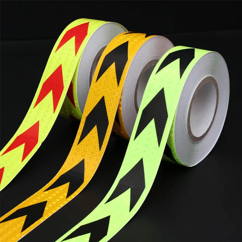 3Meter Car Reflective Tape Auto Safety Warning Sticker Reflector Protective Tape Strip Film for Trucks Auto Motorcycle Stickers