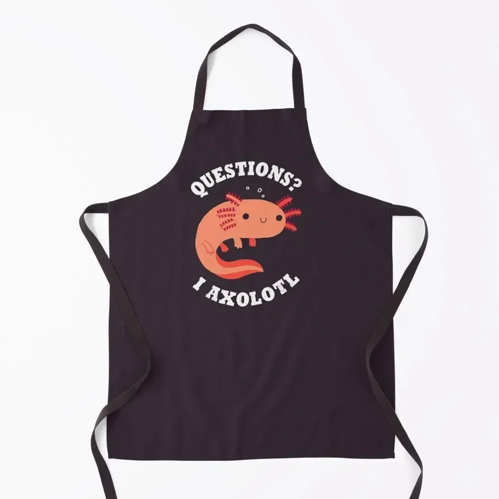 

Axolotl Questions Apron useful gadgets for home Kitchen Supplies kitchen gadgets For Women Kitchen Apron