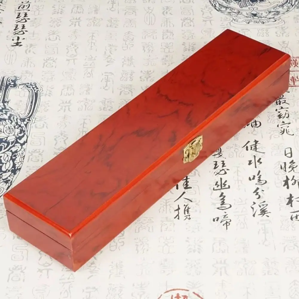 Retro Wooden Jewelry Box Vintage Storage Box Vintage Trinket Case Elongated Design Ethnic Jewelry Packaging Box