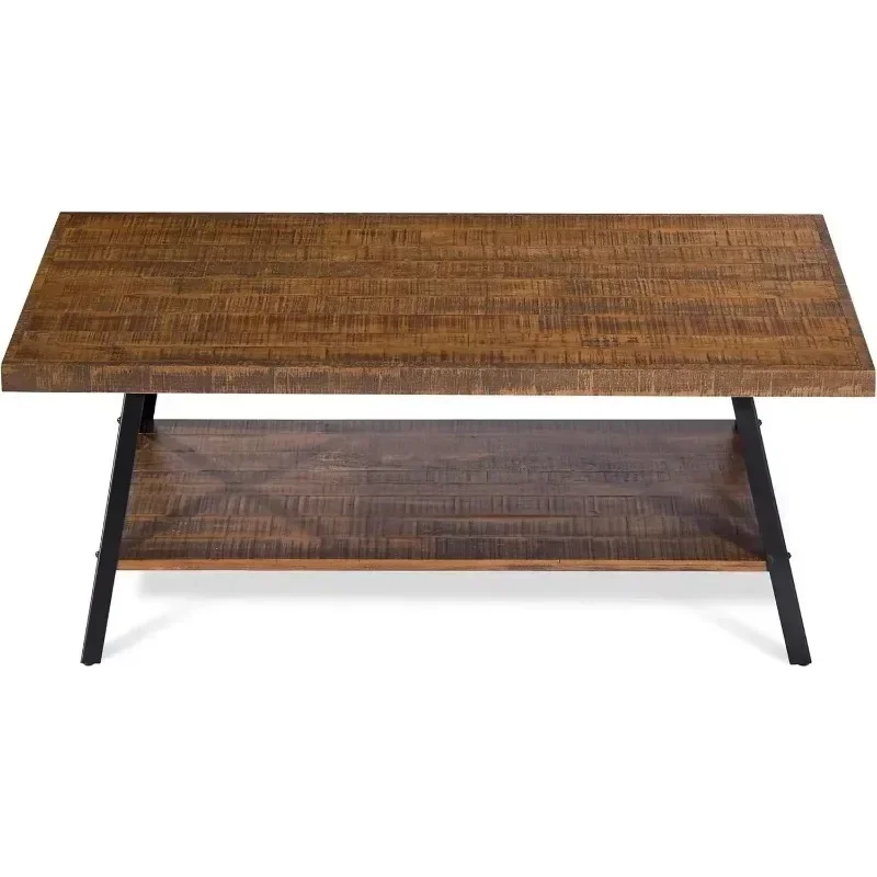 

Коктейльный столик с металлическими ножками, коричневый под старину (Хит продаж)