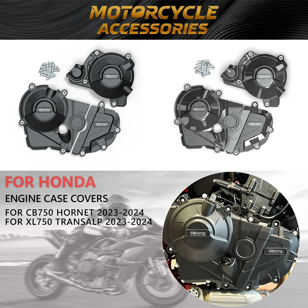 

CB750 XL750 для HONDA CB750 Hornet 2023-2024 XL750 Transalp 2023-2024 защита крышки двигателя мотоцикла