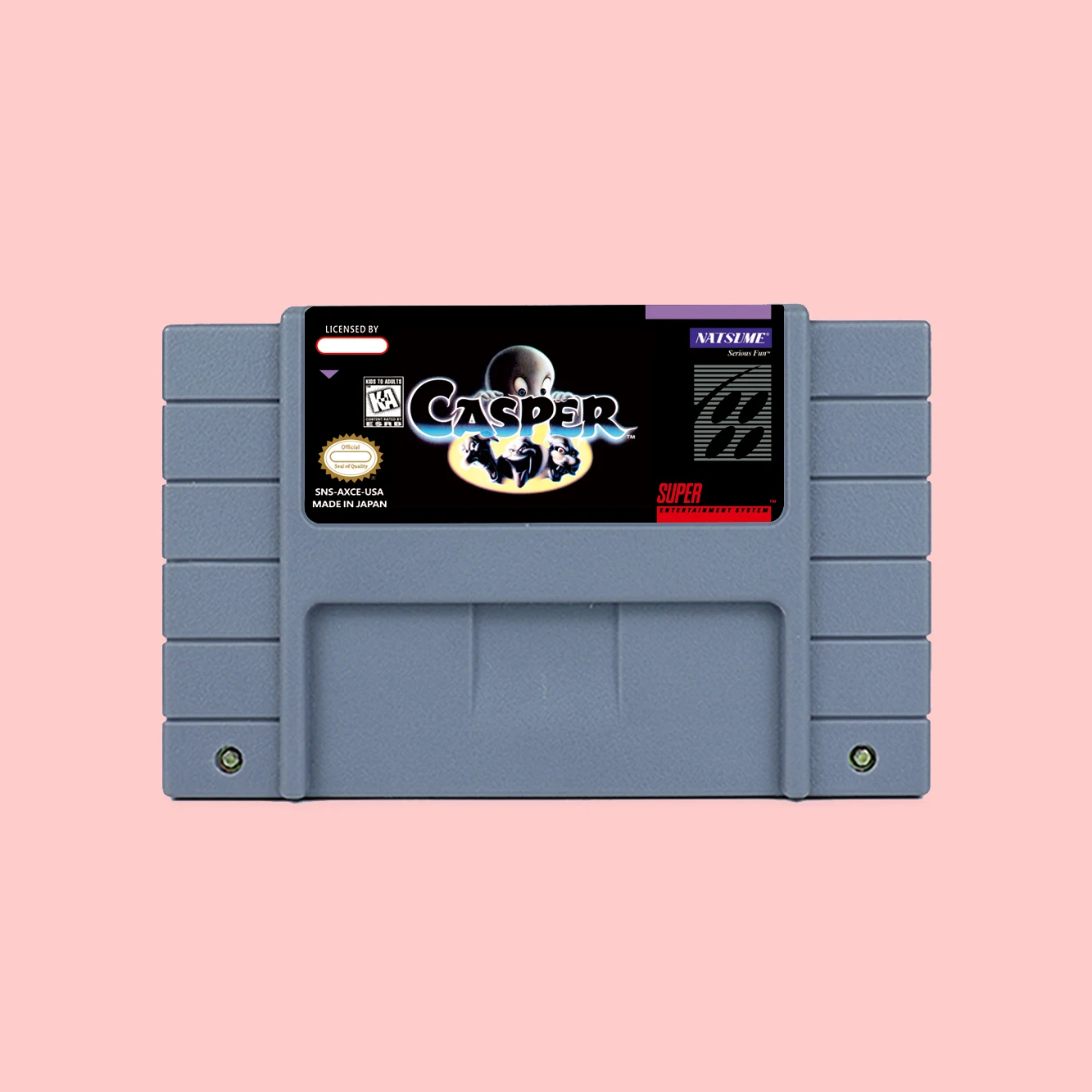 Casper Action Game Cartridge For SNES 16bit NTSC USA PAL EUR Game Consoles Card