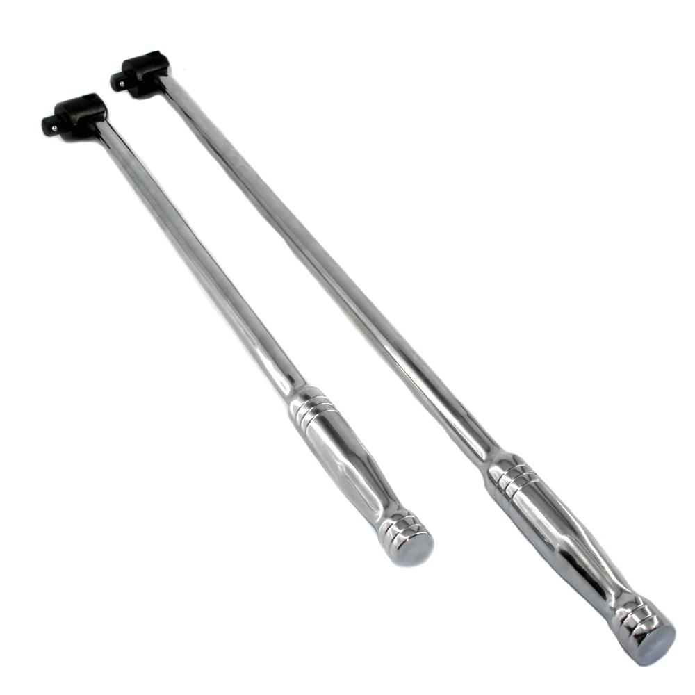 MacWork Socket Torque Wrench 1/2 Inch Drive Heavy Duty Breaker Bar Ratcheting Adapter Use for Stubborn Nuts Bolts 600MM Length