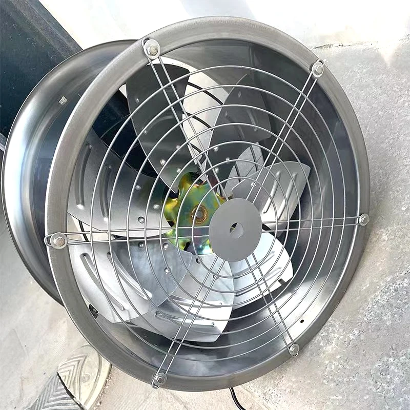 high temperature cooler fan ventilation air extractor stainless steel exhaust fan Industrial ducts axial flow fan