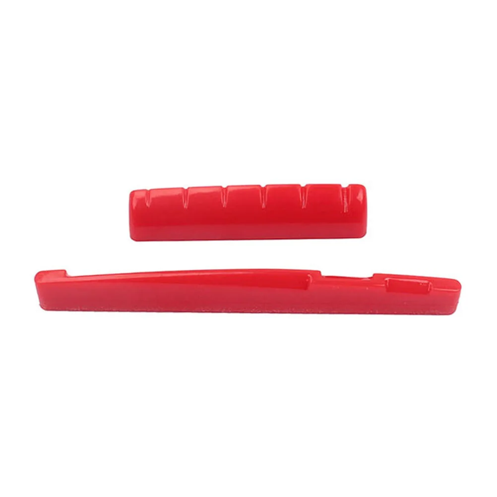 

Guitar Nut Saddle Replacement Plastic Repair Kit Accessories for Electric Acoustic Guitars Perfect Sound
