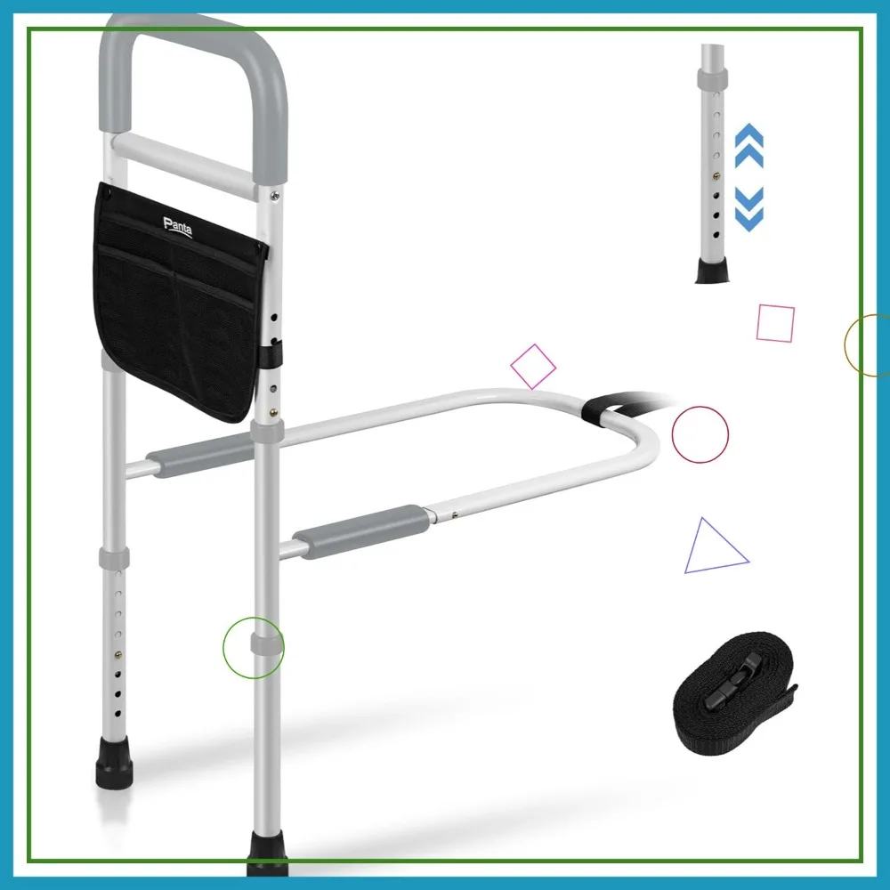 Rel Pengaman Tempat Tidur Lansia, Tinggi Dapat Disesuaikan & Desain Anti-Selip untuk Tidur Nyaman