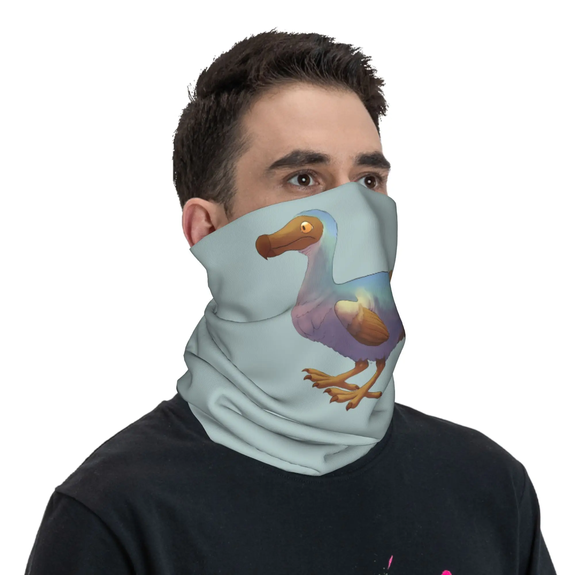 Dodo bird Bandana Neck Cover Printed Magic Scarf Multifunction Headwear Cycling For Men Women Adult Windproof