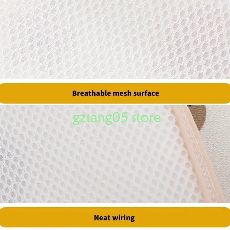 

57EE Подкладка для колясок из креповой ткани для младенцев, водостойкий и мягкий коврик для пеленания подгузников, удобный для