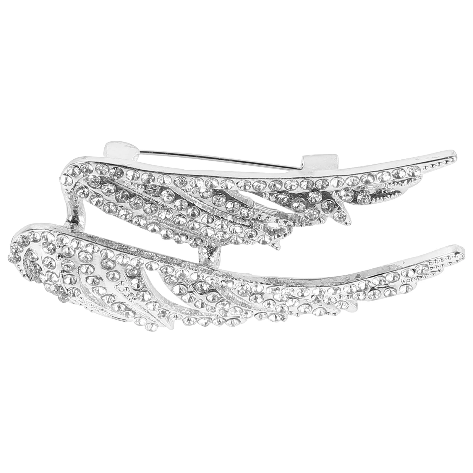 

Crystal Wings Brooch Wing Badge Lapel Pin for Wedding Party Dress Scarf Suit Jewelry Men Women