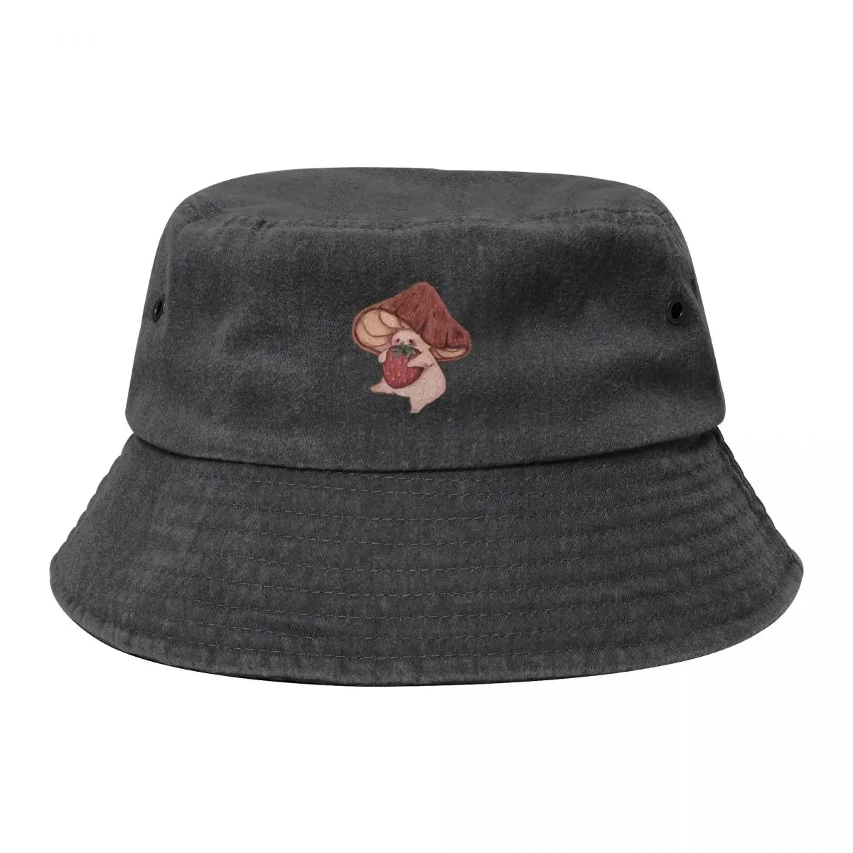 

Strawberry for Dinner Bucket Hat black Golf hard hat Trucker Hat Caps For Women Men's