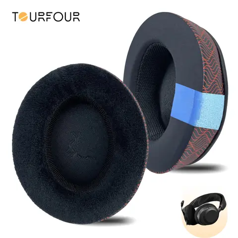 TOURFOUR Replacement Earpads for Steelseries Arctis Nova Pro Wire, Nova7, Nova3, Nova1 Headphones Ear Cushion Headband
