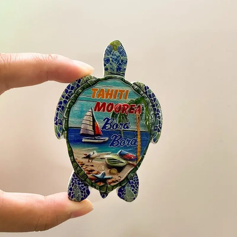 Tahiti Moorea Bora Bora Refrigerator Magnet 3D Resin - Imanes Nevera Decoración Hogar Cute Magnets