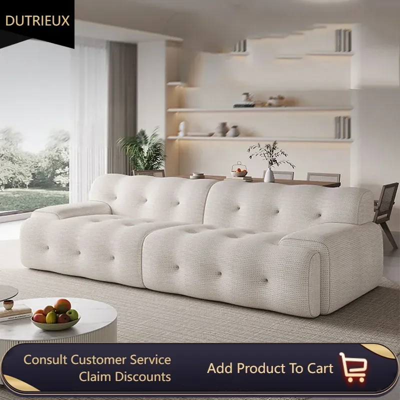 

White Lazy Couch Sofa Simple Relaxing Europe Floor Living Room Sofas Sectional Modern Lounge Divani Da Soggiorno Home Furniture