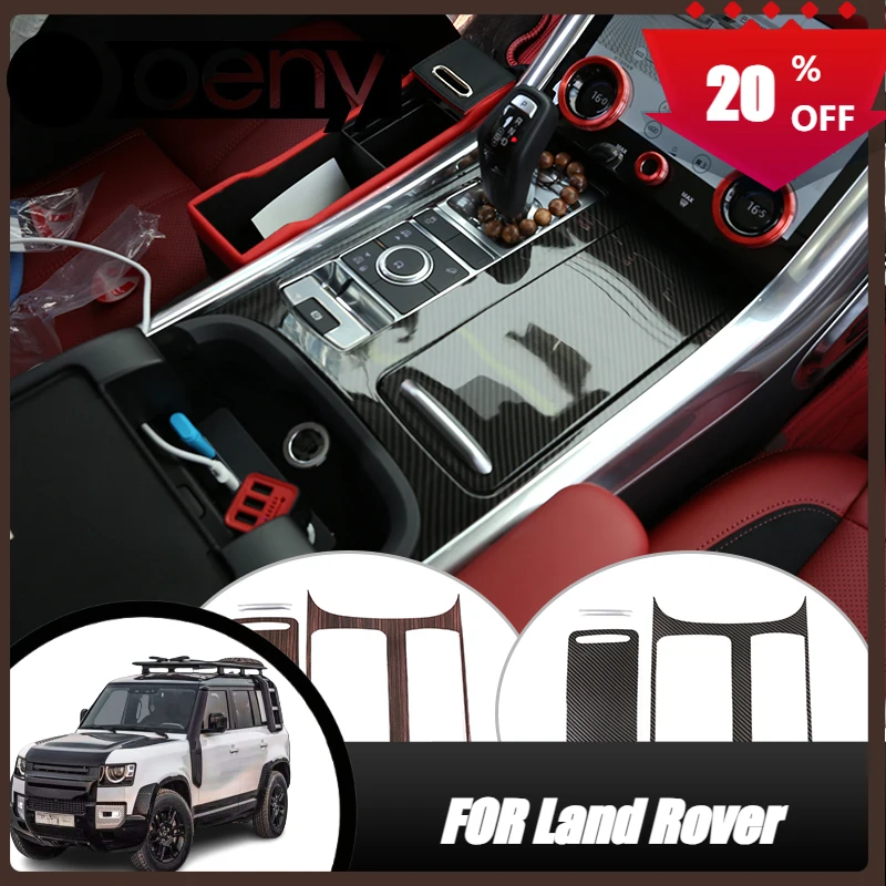 

Fit For LHD Carbon Fiber ABS Center Console Panel Cover Trim Range Rover Sport RR Sport 2018 2019 2020 Left Hand Drive