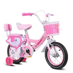 Children Bicycle Basket Bike Tricycle Scooter Handlebar Basket Storage Front Carrier Plastic Bowknot Bag Cycling Kids Riding Bag