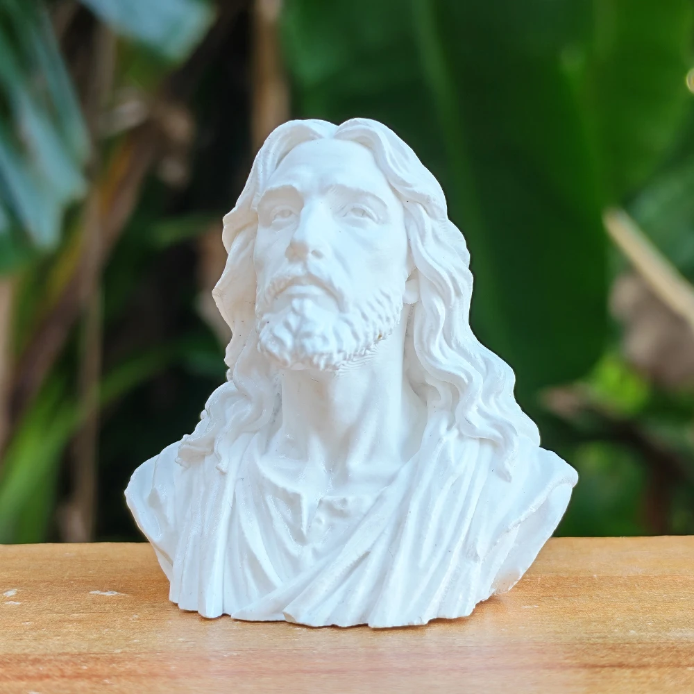 Jesus Figurine Ornament, Artistic Style, Cultural Theme, Suitable for Creative Desktop Decorations, Christmas Gifts, Living Room, Centerpiece Decoration, Men's Gifts, Housewarming Gifts, Party Decorations, Holiday Decorations