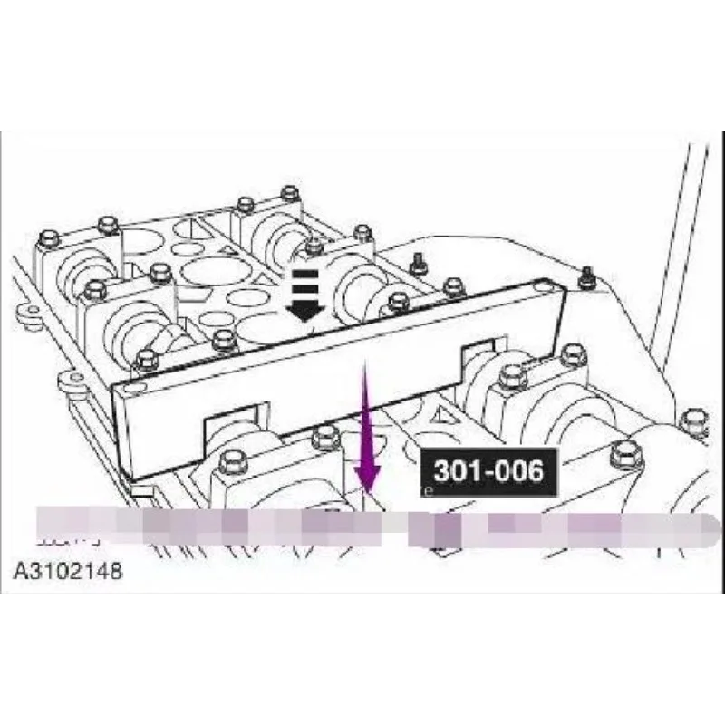 

Suitable for Changan CS3575 Ruichi Ruipin Zhixiang 1.82.01.8T engine camshaft timing belt special tool