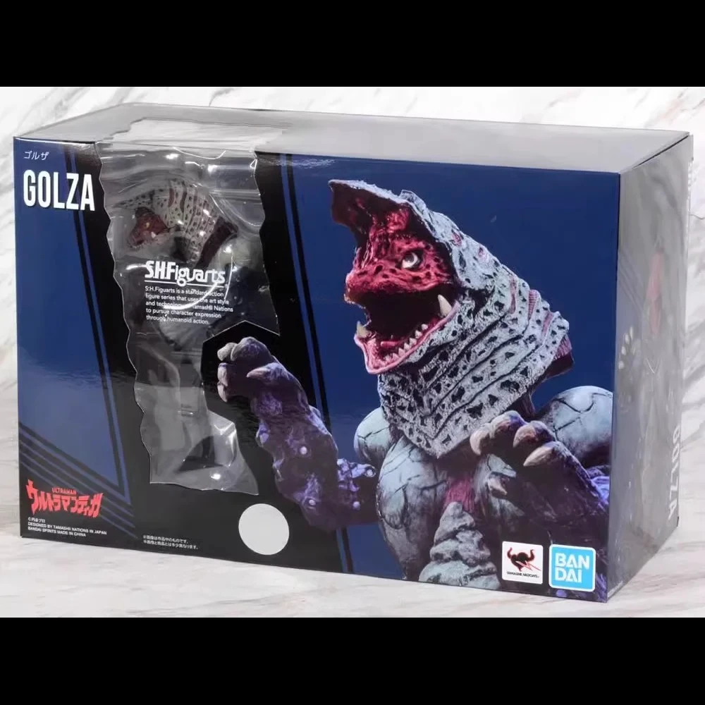 

Original BANDAI SHF Ultraman TIGA Super antiguo monstruo GOLZA MODELO DE figura de acción juguetes escena decoración colección