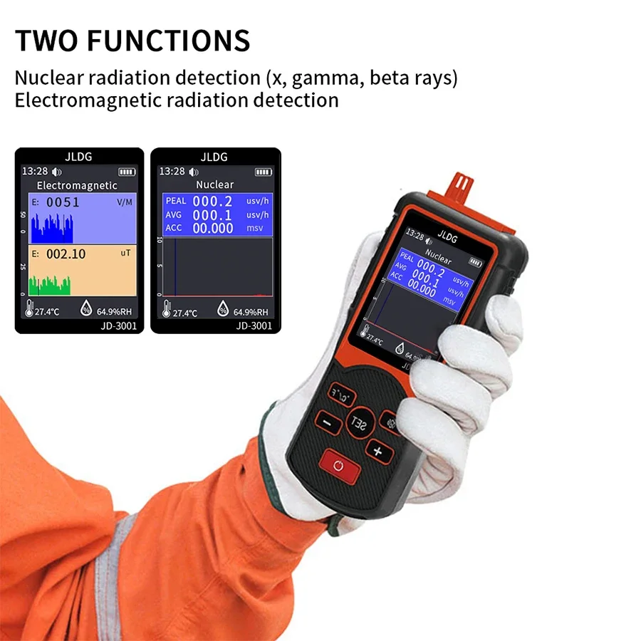 Good Quality JD-3001 Geiger Counter Radiation Electromagnetic Radiation For Nuclear Physics