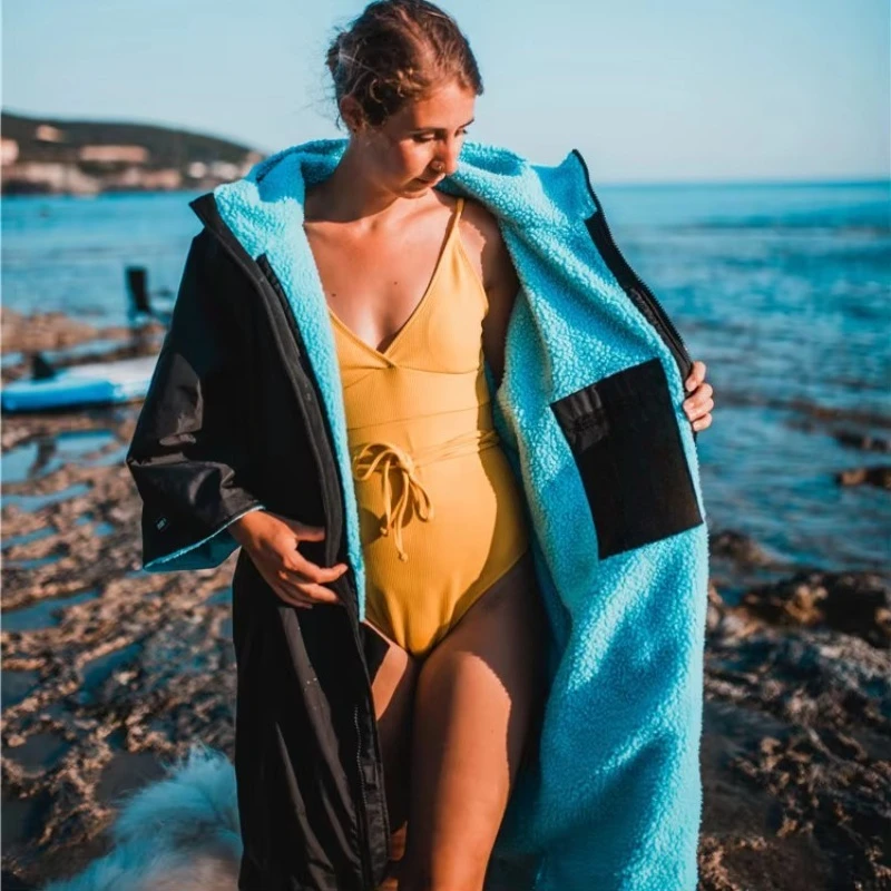 Long sleeves for dry clothes for waterproof and quick dry surf ponchos