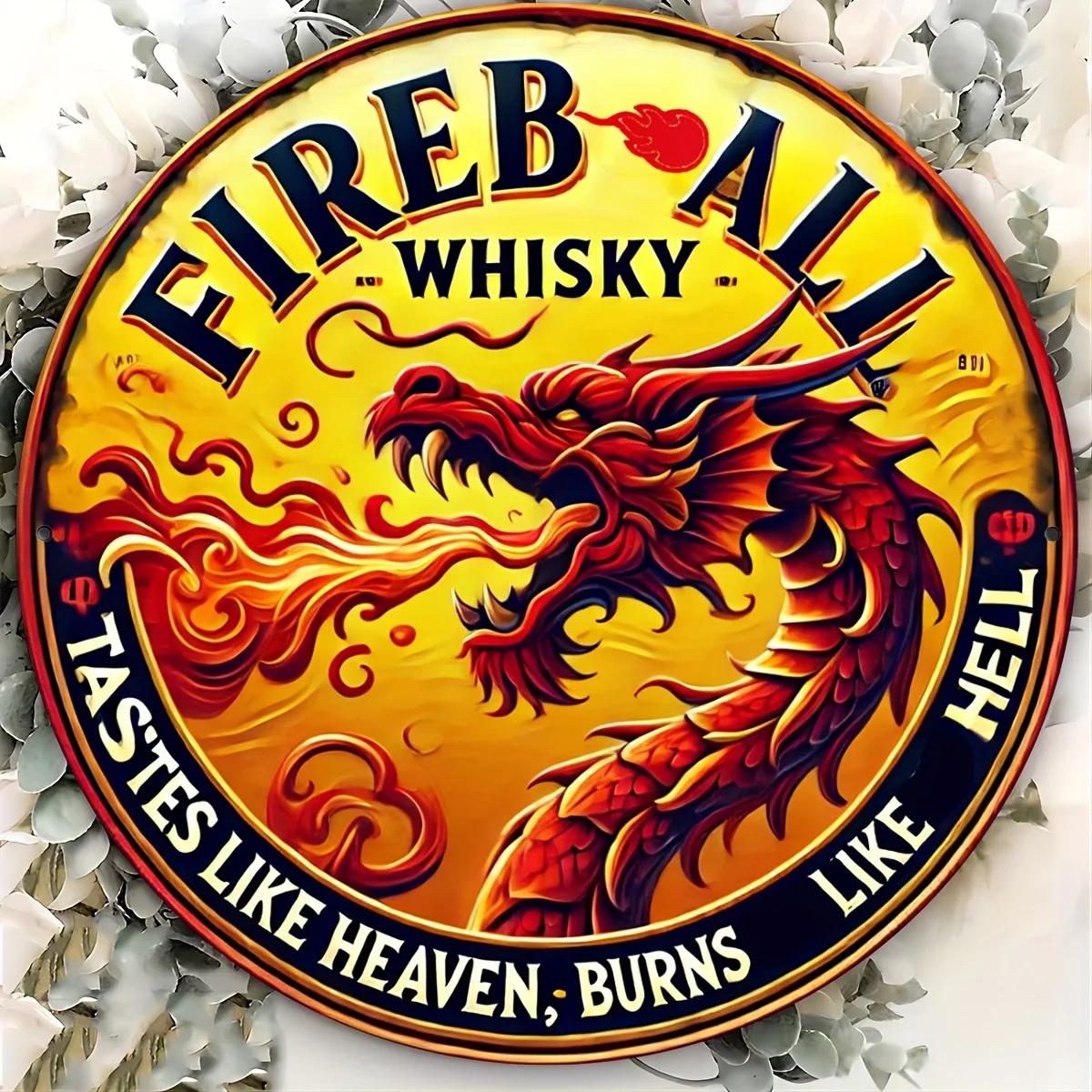 1Pc Round Vintage-S…