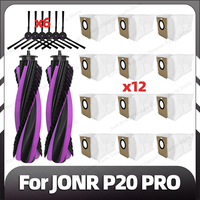 Compatible for JONR P20 Pro Replcement Main Side Brush Dust Bag Spare Parts Accessories