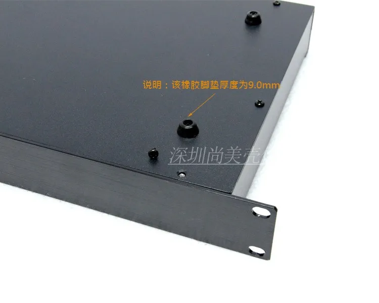 19 inch 1U standard chassis rack type 1U project plug-in box processing customized sheet metal shell industrial control case