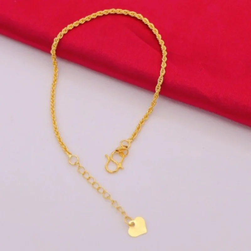 Korean Version Simple Leisure Classic Versatile Temperament Advanced Fashion Bracelet Ladies' Fashion Snake Chain New 2024