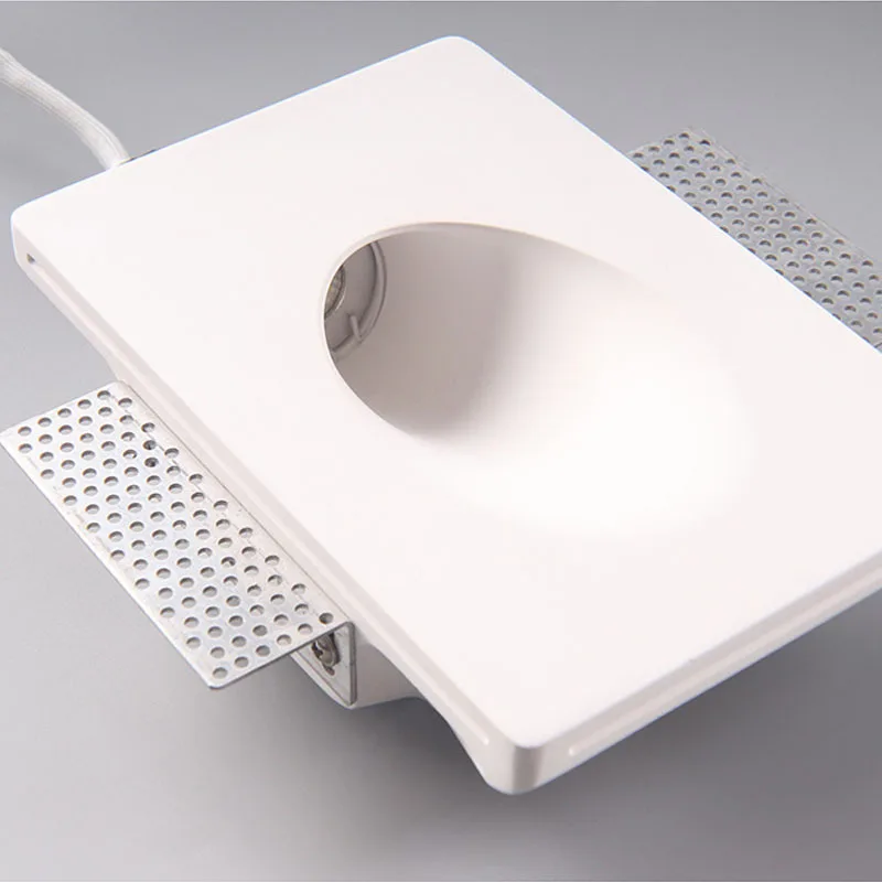 

Встраиваемый гипсовый потолочный светильник Gu10, светодиодный светильник для лестницы, настенный прожектор, прожектор для гостиной, спальни, прохода, домашнее освещение