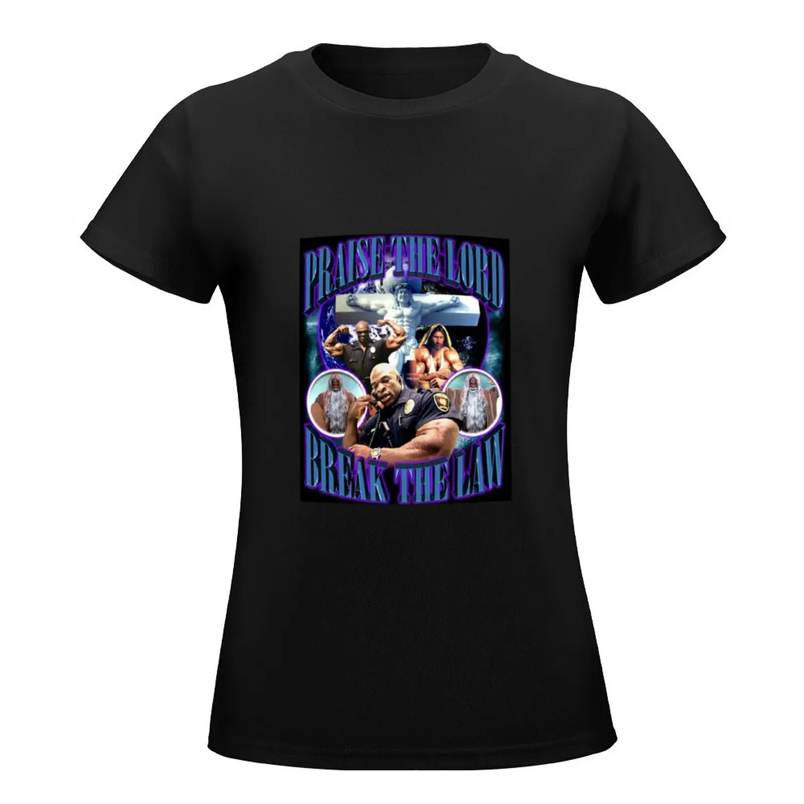 Ronnie Coleman Cops T-Shirt heavyweights lady clothes tops for Women