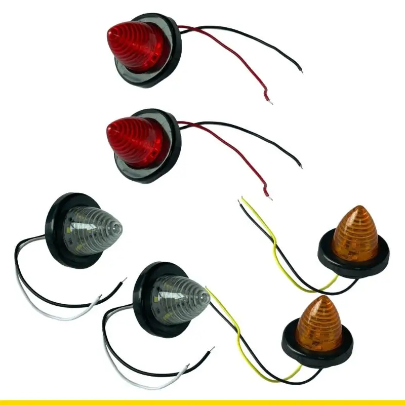 

SZCH Car Energy Saving 6 LED Red Light Standard Fit Automotive Commercial Vehicle Tail Lamp Strong Design Weatherproof