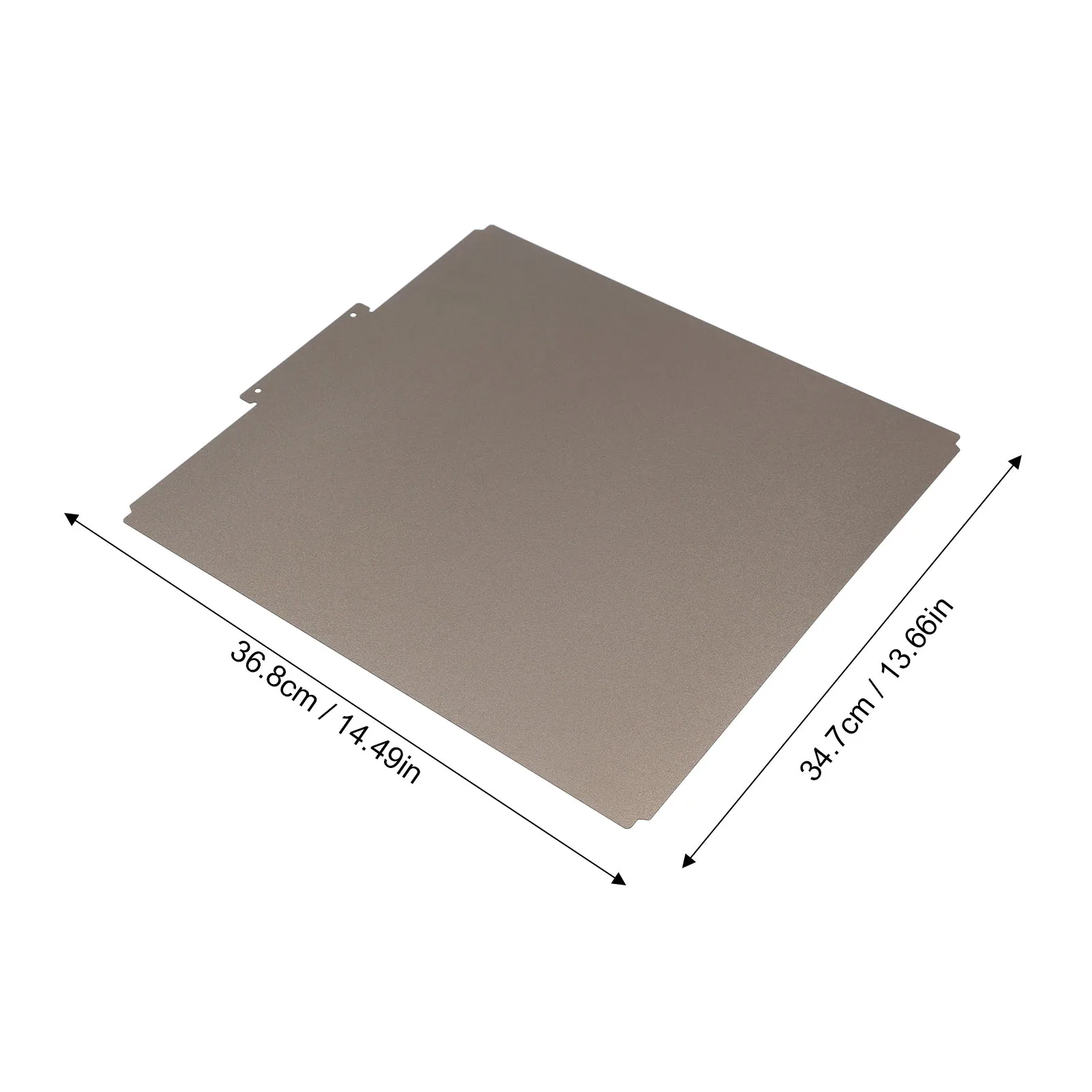 منصة بناء طابعة ثلاثية الأبعاد 347x368 مللي متر 0.5 مللي متر سمك مزدوج الوجهين PEI لوحة بناء لـ Raise3d Pro3 #6