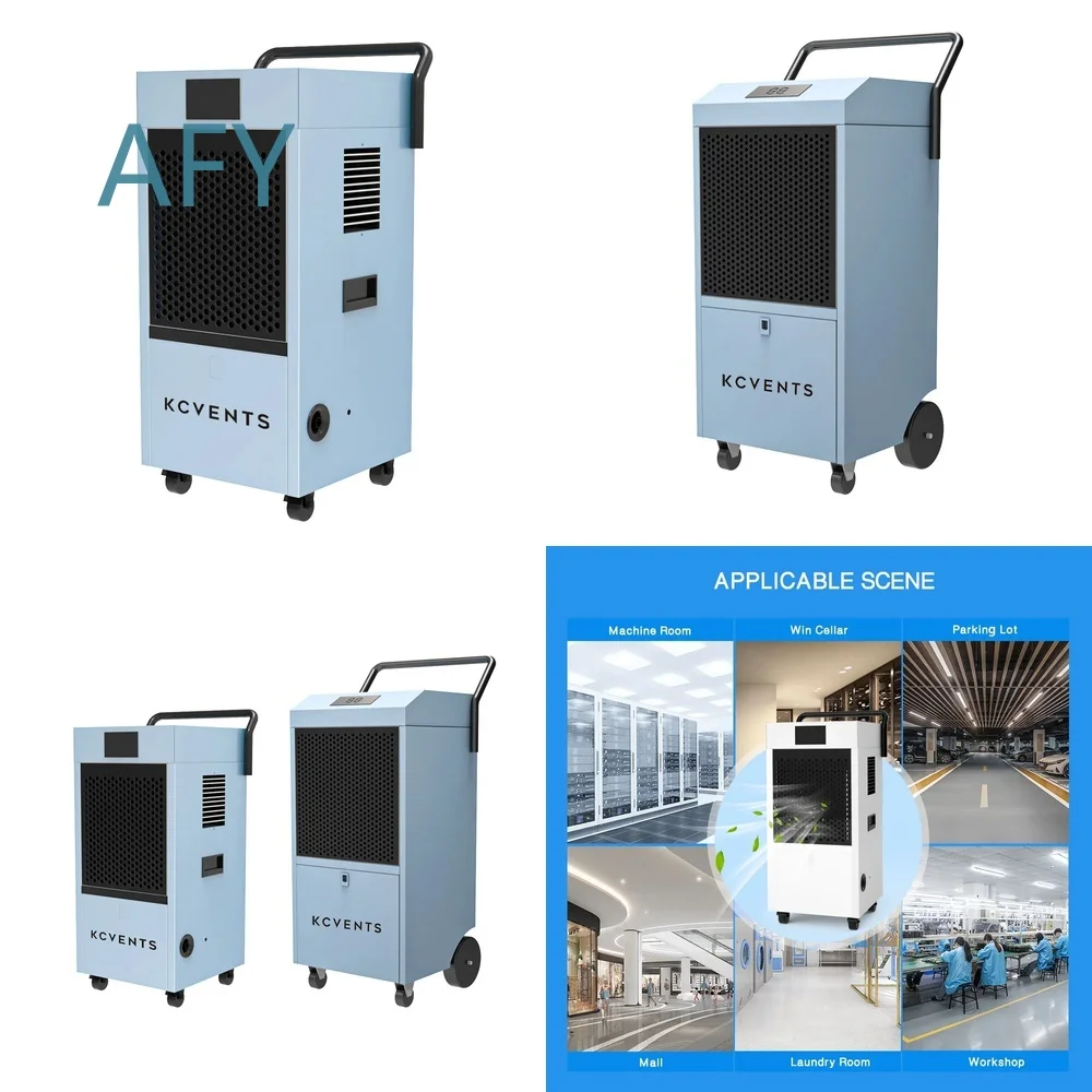 90L Dehumidifier for Basement Factory Closet Home Office Garage Workshop Quiet Portable Air Moisture Remover with Drain Hose