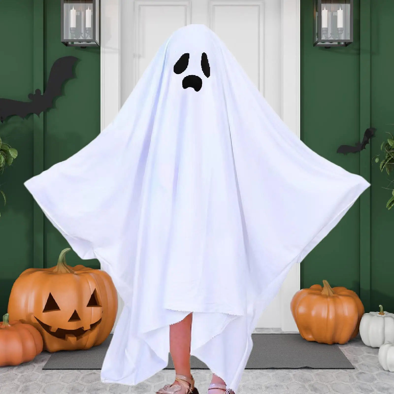 Halloween Ghost Costume for Kids Accessories for Boys and Girls Cosplay Outfit
