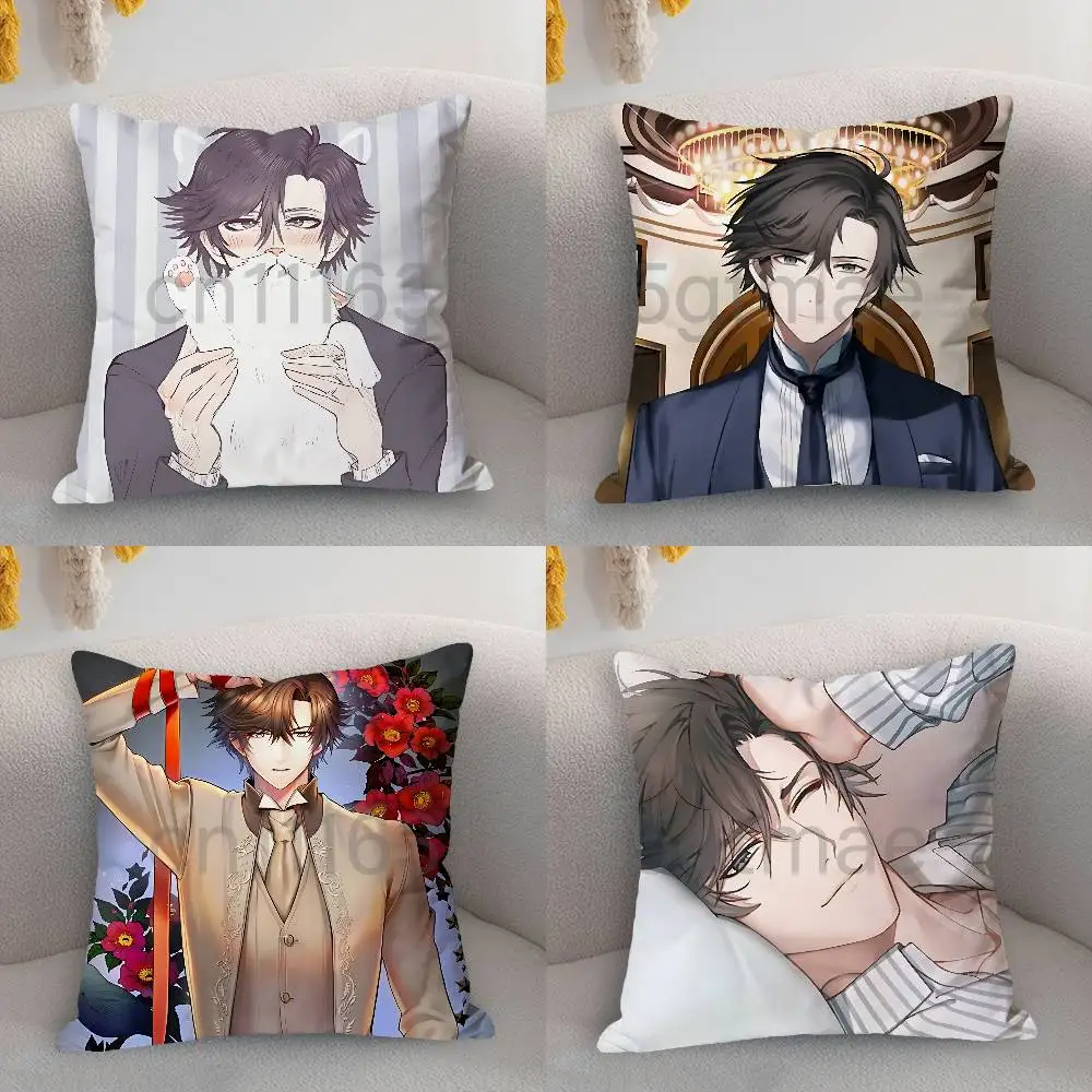 Game M-Mystic M-Messenger Jumin Han Print Pillow Case Aesthetic Bedroom Decor 30x30 40x40 45x45 50x50 60x60 65x65cm