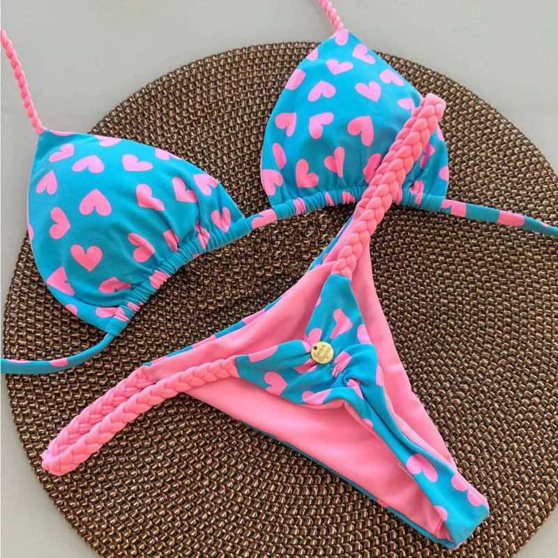 Bikinis sexys de verano, traje de baño para mujer, traje de baño para nadar, trajes de baño, conjunto de Bikini brasileño, ropa de playa, bañista para piscina