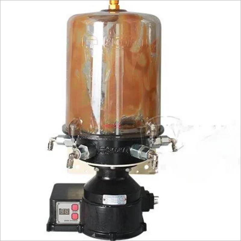 

Lubricating Grease Oil Pump on Concrete Mixer