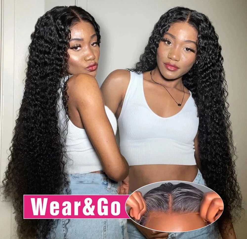 Tracy Hair 13x4 13x6 Hd Lace Frontal Wig 4x4 Closure Wear And Go Glueless Human Hair Wig Water Wave 13x6 Lace Front Wig Hd Lace