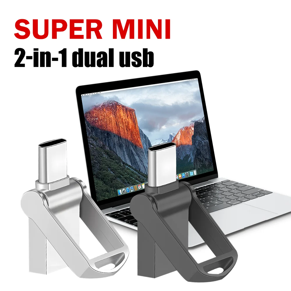 TYPE-C USB 2.0 OTG محرك فلاش USB 64 جيجابايت هدية الأعمال ذاكرة عصا صغيرة USB-C محرك القلم 32 جيجابايت عالية السرعة USB عصا بندريف 16 جيجابايت #3