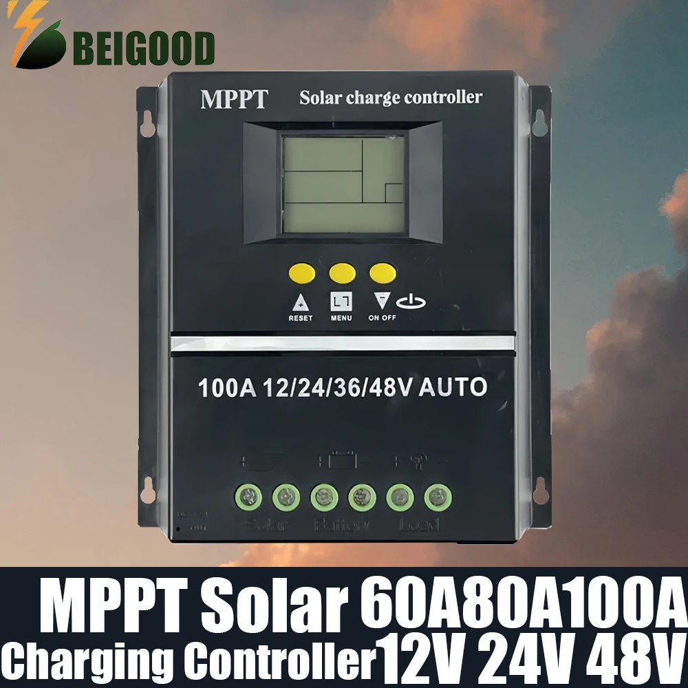 

New arrival LED Display MPPT 12V 24V 48V 6000W 8000W 1000W Wind Solar Boost booster Controller For Solar Generator Homeuse