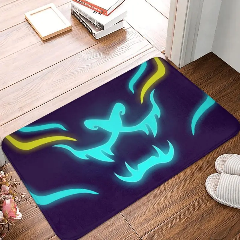 Custom LOL Akali KDA Tiger Doormat Non-Slip Entrance Kitchen Bathroom Door Floor Mats Bedroom Balcony Rug Carpet Footpad