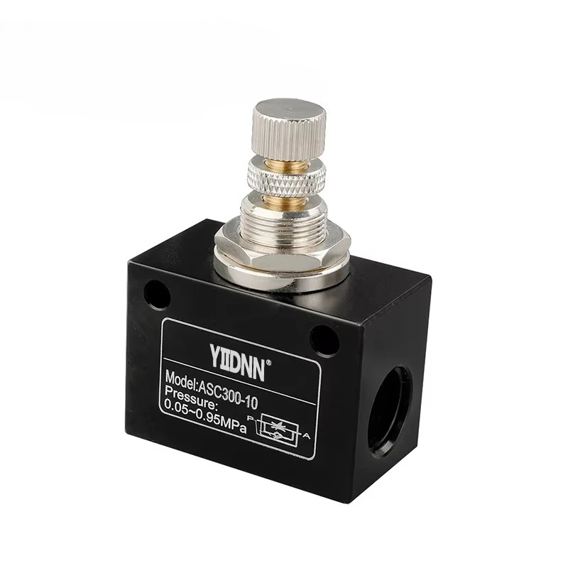 ASC Series Pneumatic Speed Regulating One-way Flow Control Throttle Valve