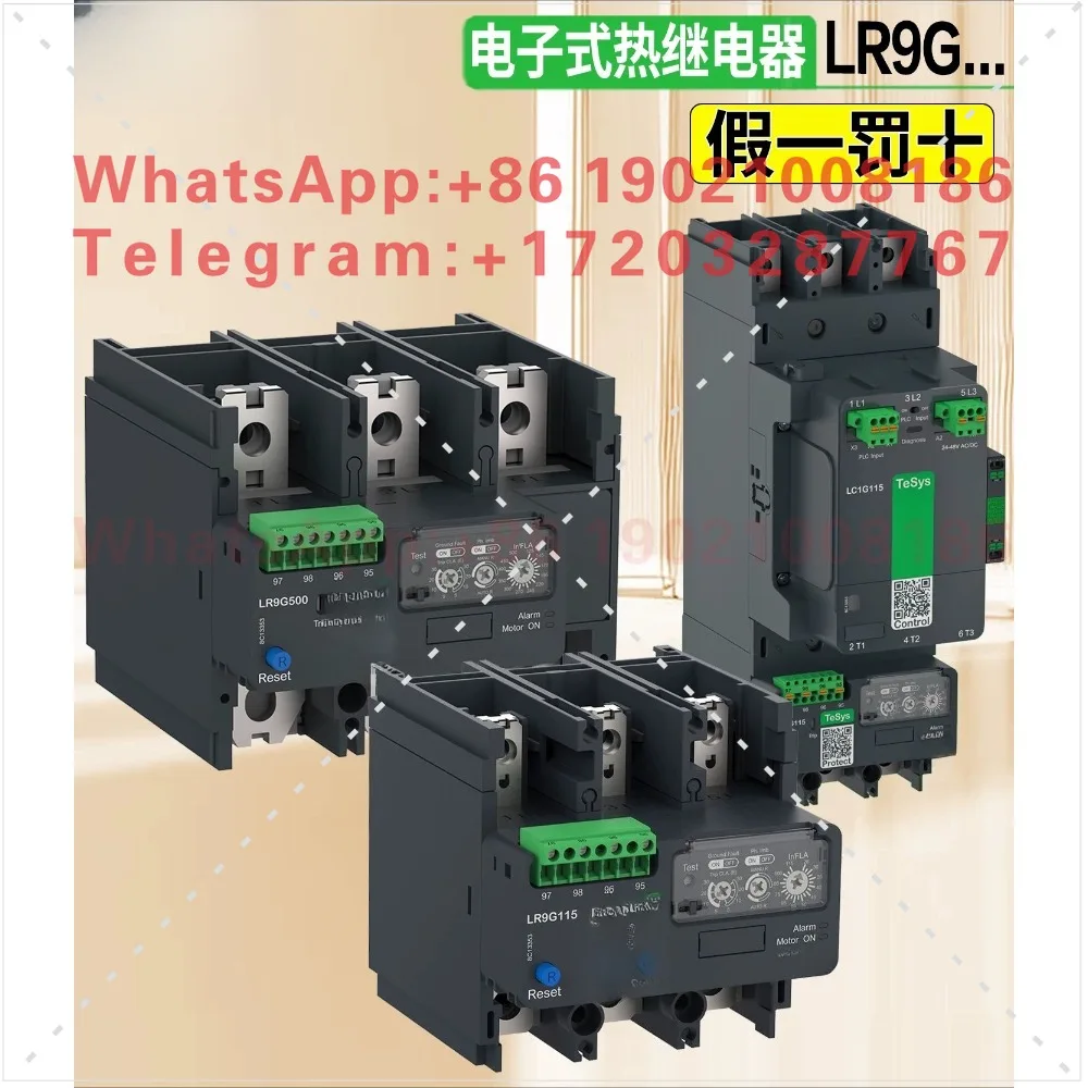 Electronic Thermal Overload Relay LR9G115 225 G500 G630 for LC1-G