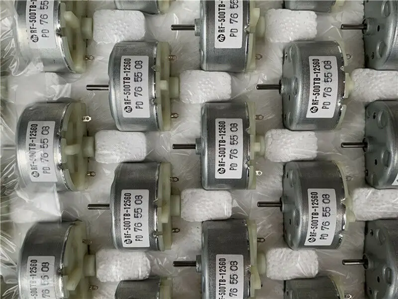 Mini MABUCHI RF-500TB-12560 VCD Moteur Rond DC 3V 5V 6V 9V 12V 5500RPM Haute Vitesse 32mm Diamètre Moteur Électrique pour CD DVD Lecteur