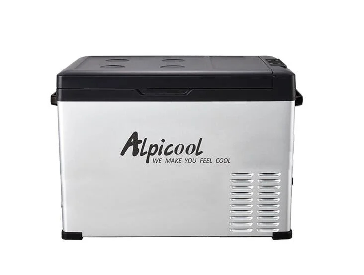 

china Alpicool 40L car home refrigerator mini fridge AC100-240V DC12/24V Portable Cold storage outdoor travel compressor small