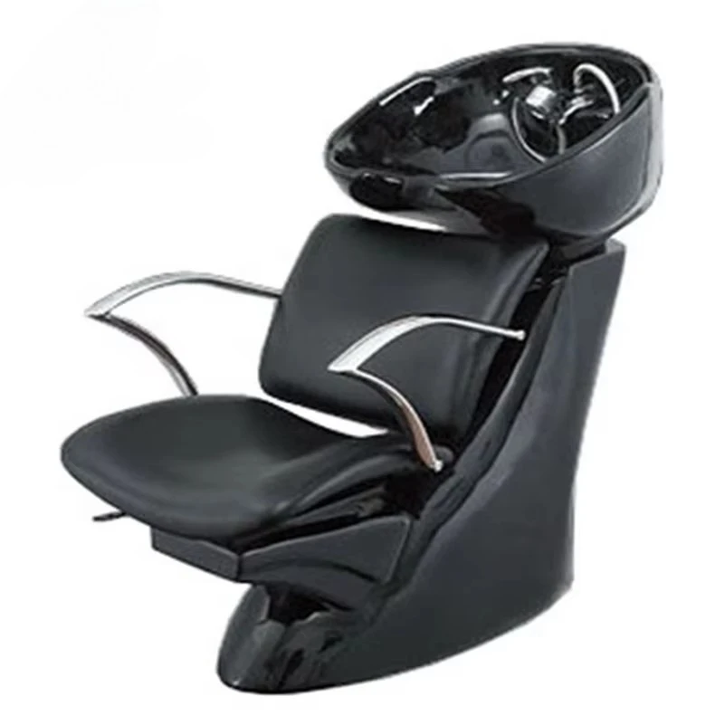 Hair Salon Furniture Shampoo Chairs Cheap Backwash Unit Black Hair Washing Chair