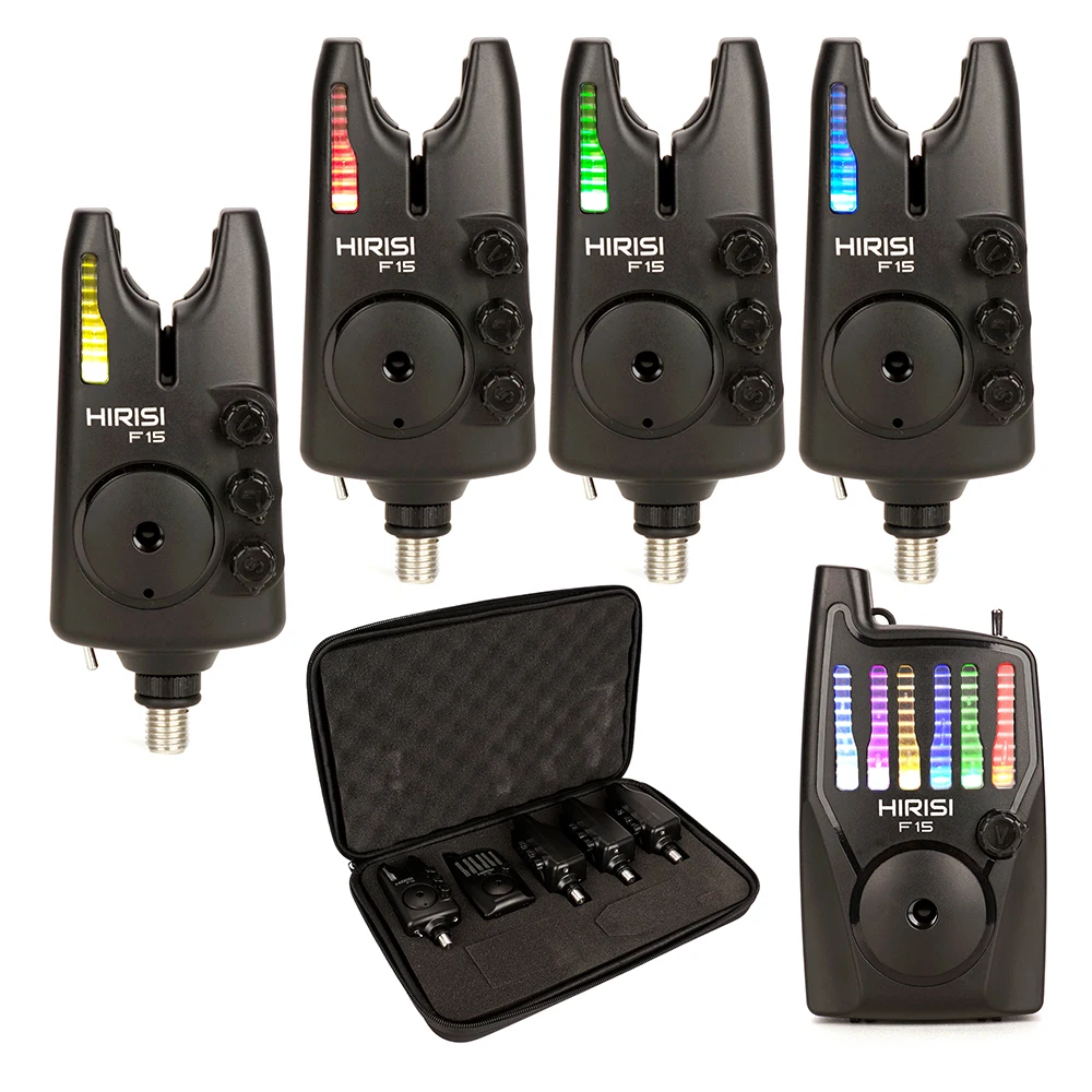 Hirisi F15 Angelbissanzeiger mit LED-Lichtindikator, Einstellbarem Ton, Lautstärke, Empfindlichkeit, Lautsprecher und 150M Fernbedienung – Detail 5